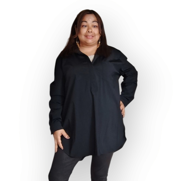 LYSSÉ Elegant Black Women's Top SIZE XL - Picture 2 of 6